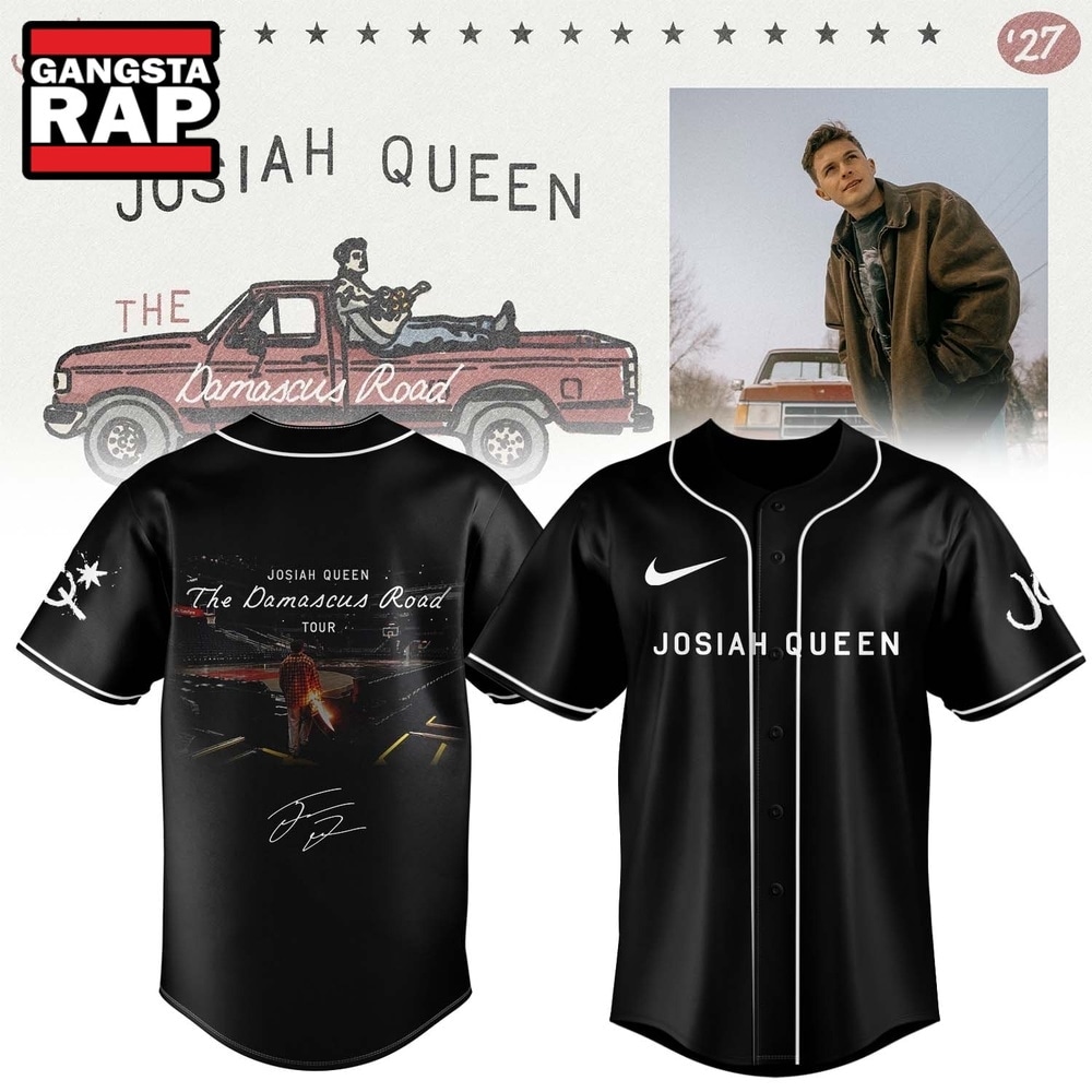 Josiah Queen Damascus Road Tour 2027 New Design Signature Baseball Jersey, Trending Music Jersey Josiah Queen Damascus Road Tour 2027 New Design Signature Baseball Jersey, Trending Music Jersey