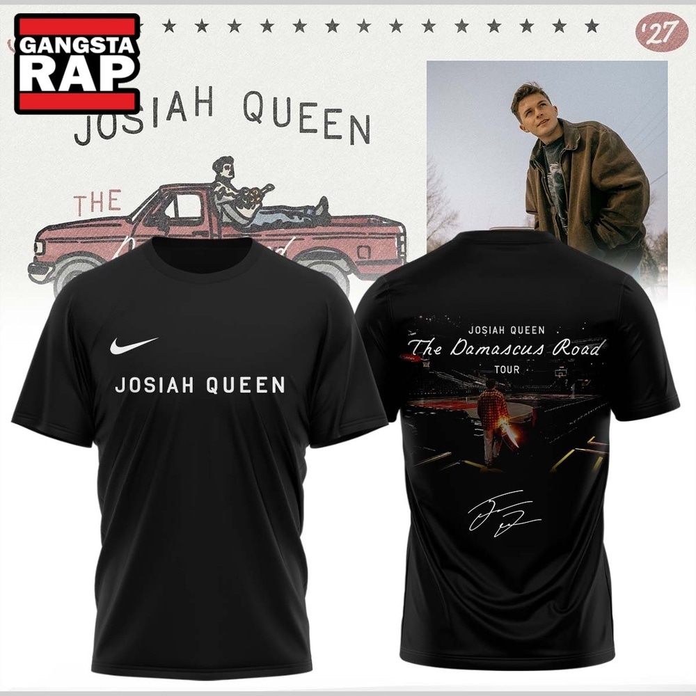 Josiah Queen Damascus Road Tour 2027 Signed 3D Shirt, Trending 3D Music Shirt Josiah Queen Damascus Road Tour 2027 Signed 3D Shirt, Trending 3D Music Shirt