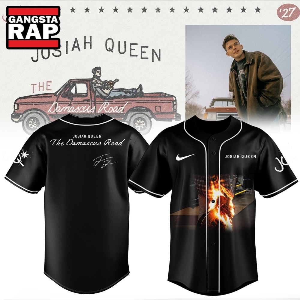 Josiah Queen Damascus Road Tour 2027 Special New Signature Baseball Jersey, Trending Music Jersey Josiah Queen Damascus Road Tour 2027 Special New Signature Baseball Jersey, Trending Music Jersey