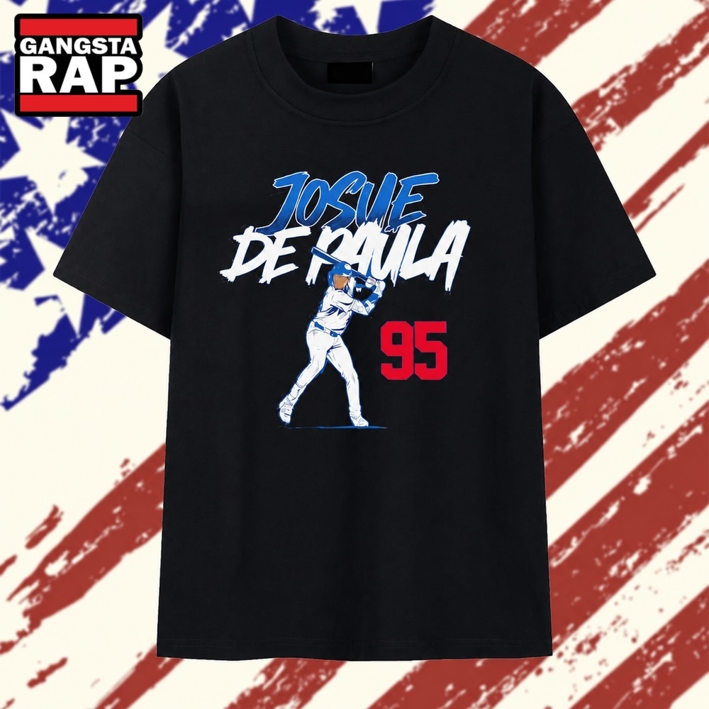 Josue De Paula 95 Slugger Swing Los Angeles Dodgers baseball Player MLB T Shirt, Trending 2D Shirt Josue DE Paula 95 Slugger Swing Los Angeles Dodgers Baseball Player Mlb T Shirt