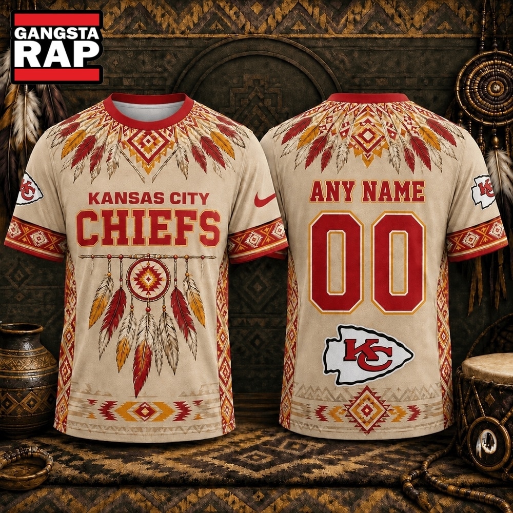Kansas City Chiefs 2026 NFL Native American Heritage 3D Shirt, Football New Design Shirt Kansas City Chiefs 2026 Nfl Native American Heritage 3D Shirt