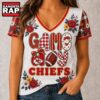 Kansas City Chiefs NFL Football Flowers Team Pride V Neck T Shirt, NFL V Neck T-Shirt 3 Kansas City Chiefs NFL Football Flowers Team Pride V Neck T Shirt, NFL V Neck T-Shirt Kansas City Chiefs Nfl Football Flowers Team Pride V Neck T Shirt