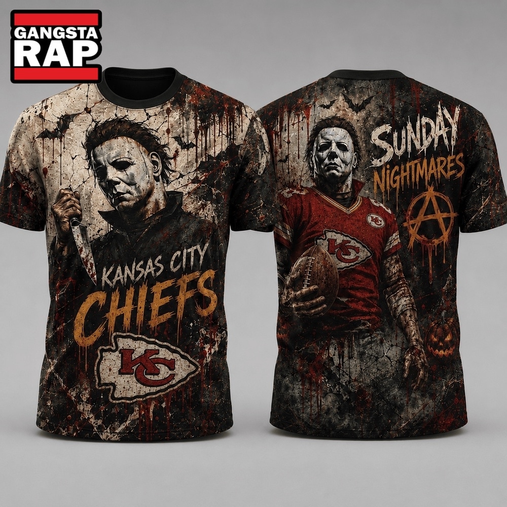 Kansas City Chiefs NFL Michael Myers Sunday Nightmares Horror Halloween 3D T Shirt, Football New Design Shirt Kansas City Chiefs NFL Michael Myers Sunday Nightmares Horror Halloween 3D T Shirt, Football New Design Shirt