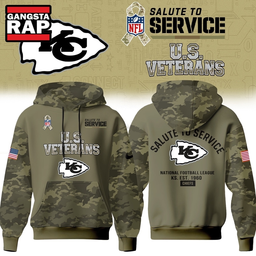 Kansas City Chiefs NFL US Veterans Salute To Service 2026 Hoodie Shirt, Football New Design Shirt Kansas City Chiefs Nfl US Veterans Salute TO Service 2026 Hoodie Shirt