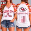 Kansas City Chiefs NFL vs All Y' All United We Stand V Neck T Shirt, NFL V Neck T-Shirt Kansas City Chiefs Nfl VS All Y All United WE Stand V Neck T Shirt