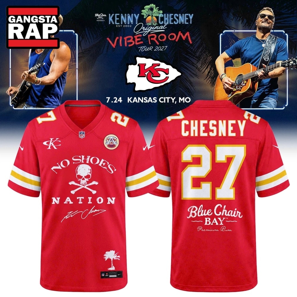 Kansas City Chiefs x Kenny Chesney The Original Vibe Room Tour 2027 Football Jersey, Trending Football Jersey Kansas City Chiefs x Kenny Chesney The Original Vibe Room Tour 2027 Football Jersey, Trending Football Jersey