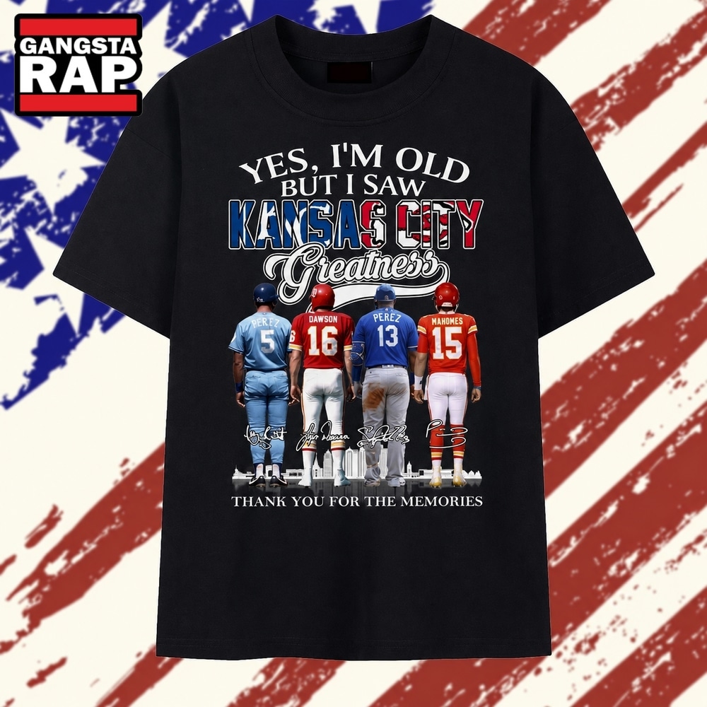 Sports Legends' Top Picks for 2026: Unforgettable Athletes and Moments 1 Kansas City Sports Legends Thank You For The Memories Graphic T Shirt, Trending 2D Shirt