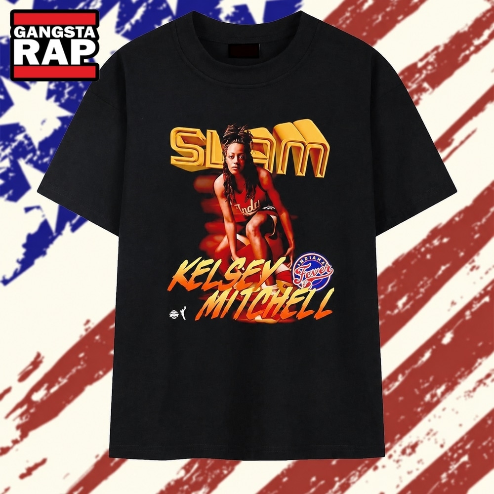 Kelsey Mitchell Indiana Fever Slam WNBA T Shirt, Trending 2D Shirt Kelsey Mitchell Indiana Fever Slam Wnba T Shirt