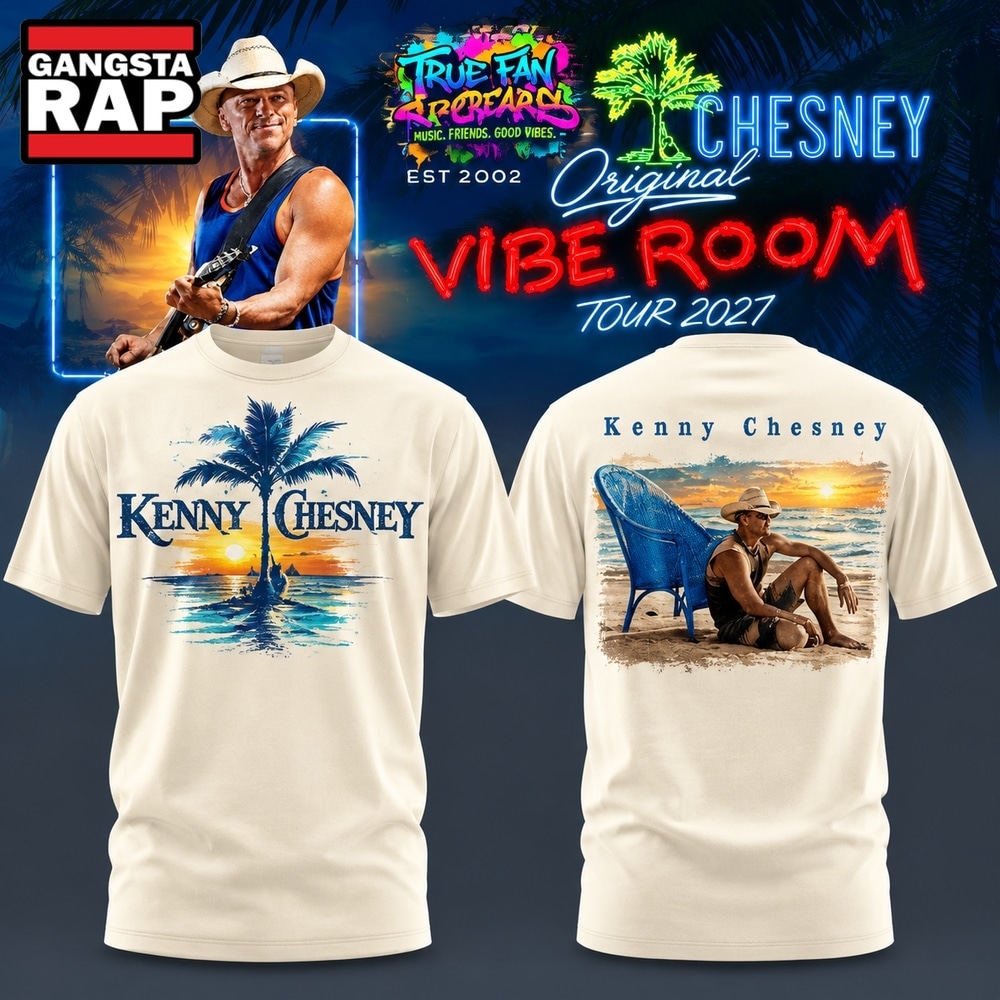 Kenny Chesney Original Vibe Room Tour 2027 New Design T Shirt, Trending 3D Music Shirt Kenny Chesney Original Vibe Room Tour 2027 New Design T Shirt, Trending 3D Music Shirt