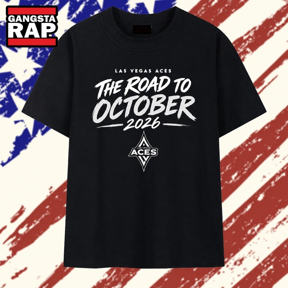 Las Vegas Aces The Road to October 2026 T Shirt, Trending 2D Shirt Las Vegas Aces The Road TO October 2026 T Shirt