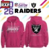 Las Vegas Raiders Crucial Catch 2026 Pink Limited Edition Hoodie Shirt, Trending Design Shirt 3 Las Vegas Raiders Crucial Catch 2026 Pink Limited Edition Hoodie Shirt, Trending Design Shirt Las Vegas Raiders Crucial Catch 2026 Pink Limited Edition Hoodie Shirt