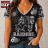 Las Vegas Raiders NFL Football Flowers Team Pride V Neck T Shirt, NFL V Neck T-Shirt 3 Las Vegas Raiders NFL Football Flowers Team Pride V Neck T Shirt, NFL V Neck T-Shirt Las Vegas Raiders Nfl Football Flowers Team Pride V Neck T Shirt