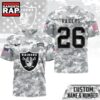 Las Vegas Raiders NFL Salute to Service Custom Name & Number Camo 3D Shirt, Football New Design Shirt 3 Las Vegas Raiders NFL Salute to Service Custom Name & Number Camo 3D Shirt, Football New Design Shirt Las Vegas Raiders Nfl Salute TO Service Custom Name Number Camo 3D Shirt