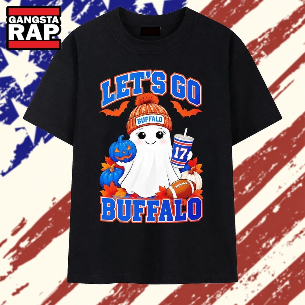 Let’s Go Buffalo Ghost with Number 17 Josh Allen T Shirt, Trending 2D Shirt Let’s Go Buffalo Ghost with Number 17 Josh Allen T Shirt, Trending 2D Shirt