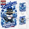 Los Angeles Dodgers x Godzilla Minus Zero 2026 Graphic T Shirt, Trending 3D Music Shirt 3 Los Angeles Dodgers x Godzilla Minus Zero 2026 Graphic T Shirt, Trending 3D Music Shirt Los Angeles Dodgers X Godzilla Minus Zero 2026 Graphic T Shirt