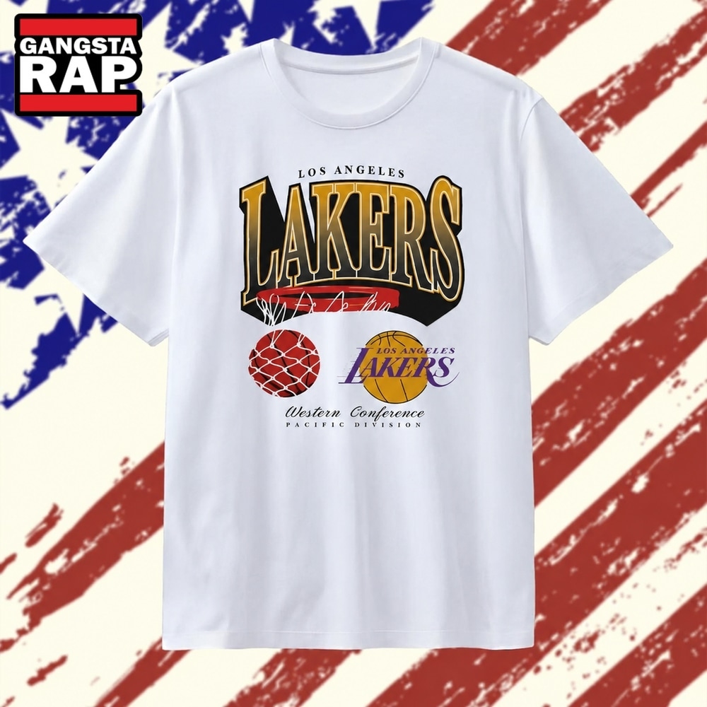 Los Angeles Lakers Western Conference Pacific Division T Shirt, Trending 2D Shirt Los Angeles Lakers Western Conference Pacific Division T Shirt