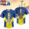 Los Angeles Rams NFL Blessed Beyond The Score Baseball Jersey, NFL Baseball Jersey Los Angeles Rams Nfl Blessed Beyond The Score Baseball Jersey