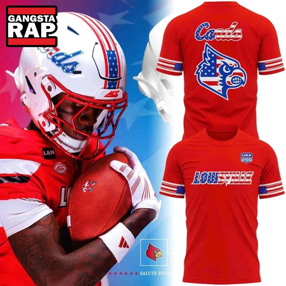 Louisville Cardinals Football 2026 Salute to Service Red T Shirt, Trending Design Shirt Louisville Cardinals Football 2026 Salute to Service Red T Shirt, Trending Design Shirt