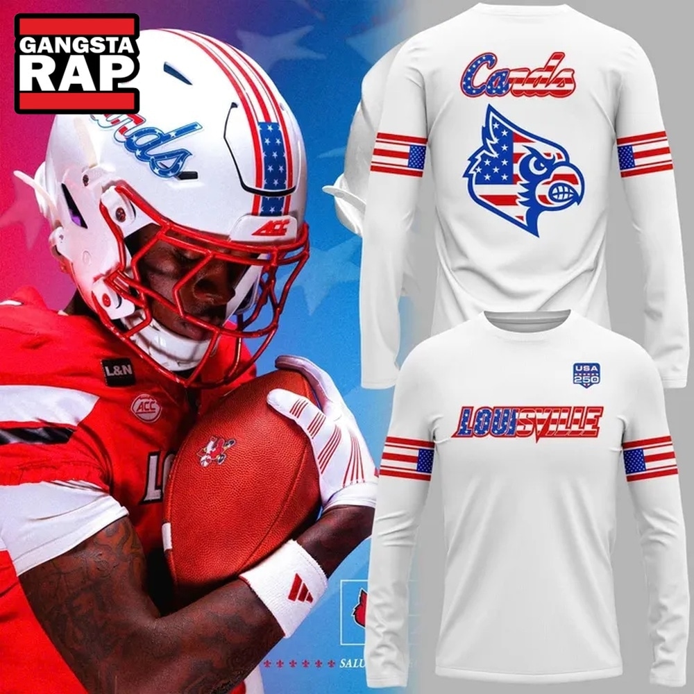 Louisville Cardinals Football 2026 Salute to Service White Long Sleeve Shirt, Trending Design Shirt Louisville Cardinals Football 2026 Salute to Service White Long Sleeve Shirt, Trending Design Shirt