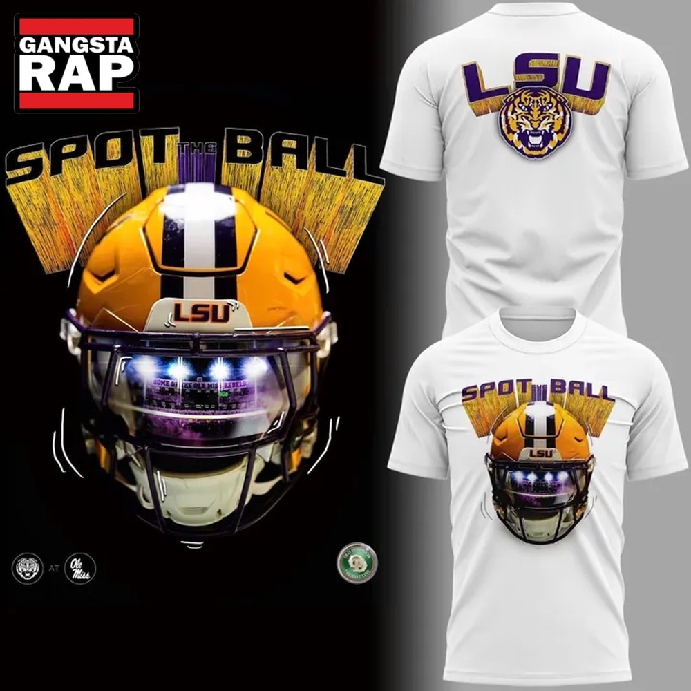 LSU Tigers Football 2026 Spot the Ball White T Shirt, Trending Design Shirt Lsu Tigers Football 2026 Spot The Ball White T Shirt