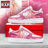 Megan Moroney Country Singer Custom Air Force 1 Shoes, Pink Cloud Graphic Sneakers, Music Air Force 1 Shoes Megan Moroney Country Singer Custom Air Force 1 Shoes Pink Cloud Graphic Sneakers