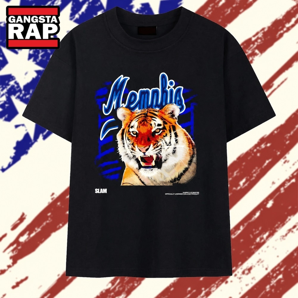 Memphis Tigers Basketball Mascot NCAA T Shirt, Trending 2D Shirt Memphis Tigers Basketball Mascot Ncaa T Shirt