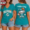 Miami Dolphins NFL Hello Kitty Football V Neck T Shirt, NFL V Neck T-Shirt 3 Miami Dolphins NFL Hello Kitty Football V Neck T Shirt, NFL V Neck T-Shirt Miami Dolphins Nfl Hello Kitty Football V Neck T Shirt