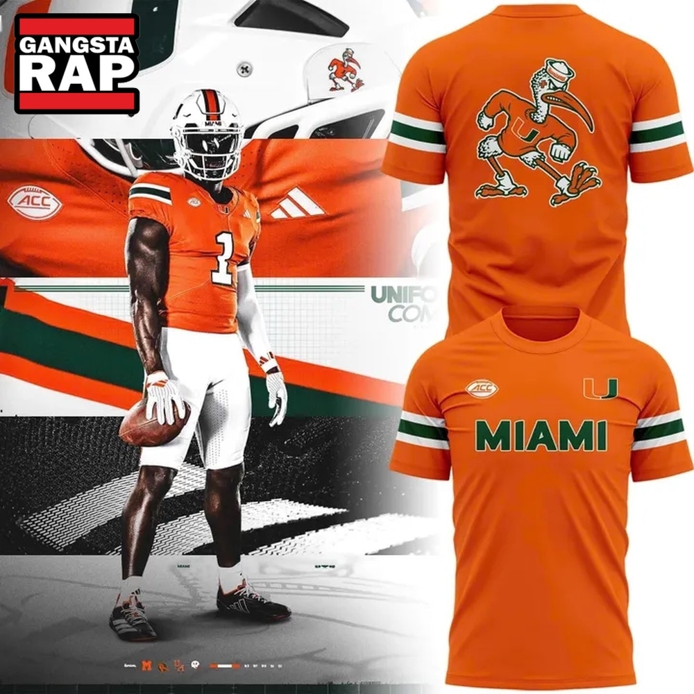 Miami Hurricanes Football 2026 New Uniform T Shirt, Trending Design Shirt Miami Hurricanes Football 2026 New Uniform T Shirt, Trending Design Shirt