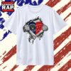 Milwaukee Brewers and Wisconsin Badgers Heart T Shirt, Trending 2D Shirt 2 Milwaukee Brewers and Wisconsin Badgers Heart T Shirt, Trending 2D Shirt Milwaukee Brewers And Wisconsin Badgers Heart T Shirt