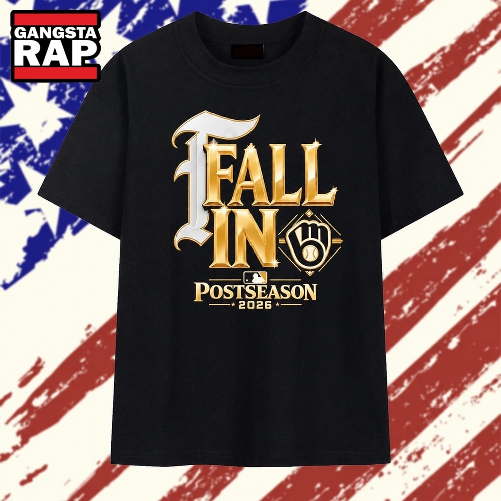 Milwaukee Brewers Fall in Postseason 2026 T Shirt, Trending 2D Shirt Milwaukee Brewers Fall in Postseason 2026 T Shirt, Trending 2D Shirt