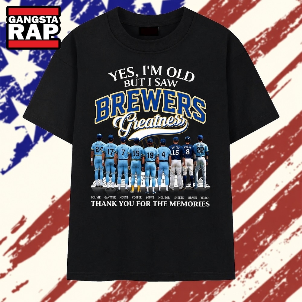 Milwaukee Brewers Greatness Legends Signatures Vintage Baseball T Shirt, Trending 2D Shirt Milwaukee Brewers Greatness Legends Signatures Vintage Baseball T Shirt, Trending 2D Shirt