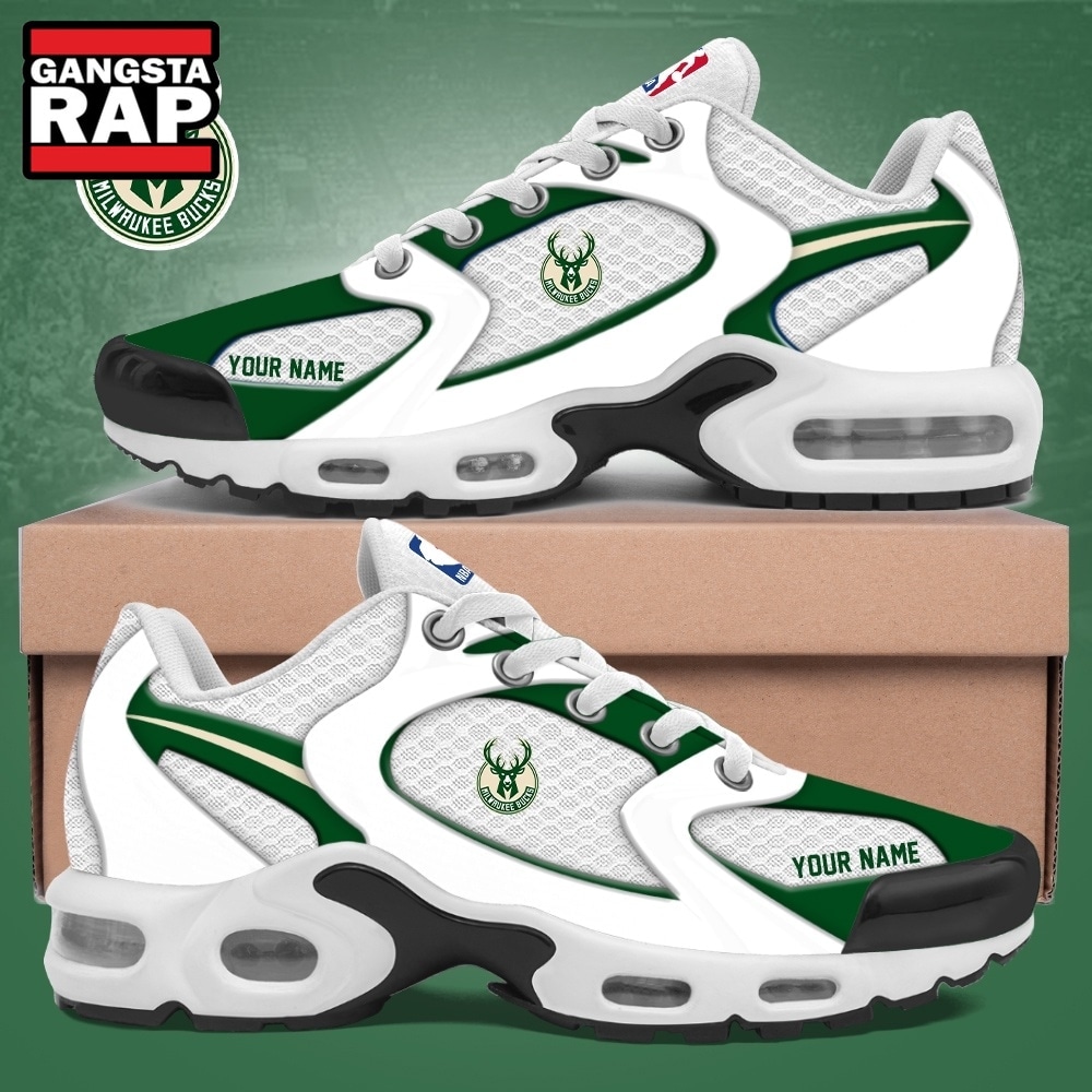 Milwaukee Bucks NBA 2026 27 Season Personalized Air Max Plus Shoes Sneakers