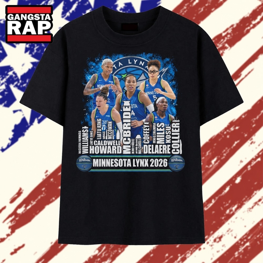 Minnesota Lynx 2026 Roster Basketball Players Graphic T Shirt, Trending 2D Shirt Minnesota Lynx 2026 Roster Basketball Players Graphic T Shirt, Trending 2D Shirt