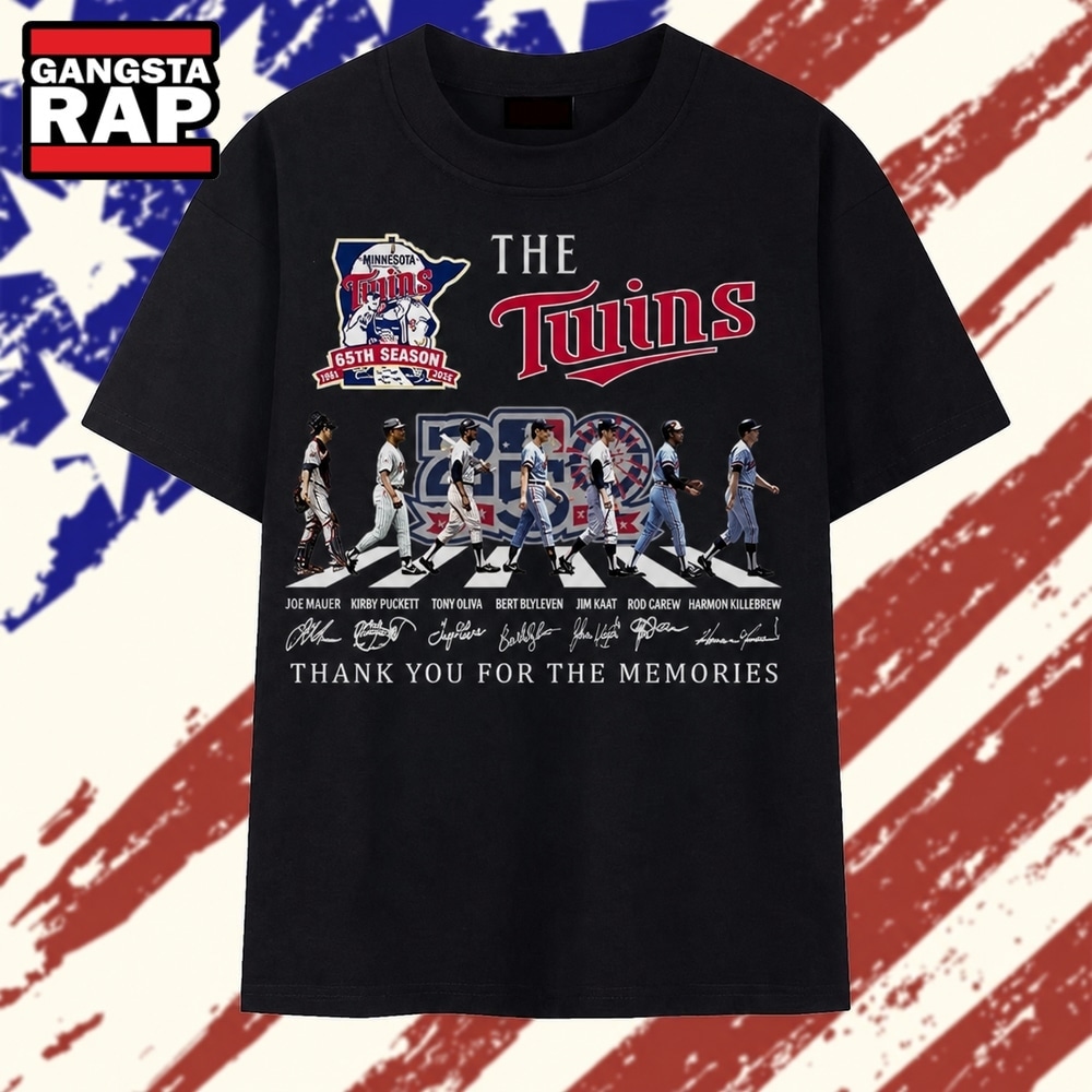 Minnesota Twins 65th Season Abbey Road Legends Signatures T Shirt, Trending 2D Shirt Minnesota Twins 65th Season Abbey Road Legends Signatures T Shirt, Trending 2D Shirt