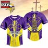 Minnesota Vikings NFL Blessed Beyond The Score Baseball Jersey, NFL Baseball Jersey Minnesota Vikings Nfl Blessed Beyond The Score Baseball Jersey