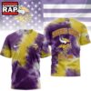 Minnesota Vikings NFL Sunday Legends Tie Dye 3D Shirt, Football New Design Shirt Minnesota Vikings Nfl Sunday Legends Tie Dye 3D Shirt