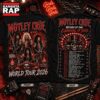 Motley Crue Return of the Carnival of Sins World Tour 2026 3D Shirt, Trending 3D Music Shirt Motley Crue Return OF The Carnival OF Sins World Tour 2026 3D Shirt