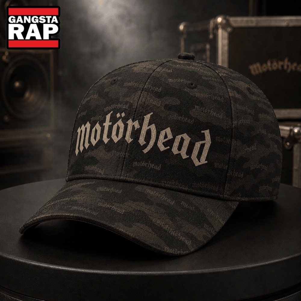 Motorhead Warpig Camo Classic Cap, Trendy Music Baseball Cap Motorhead Warpig Camo Classic Cap, Trendy Music Baseball Cap