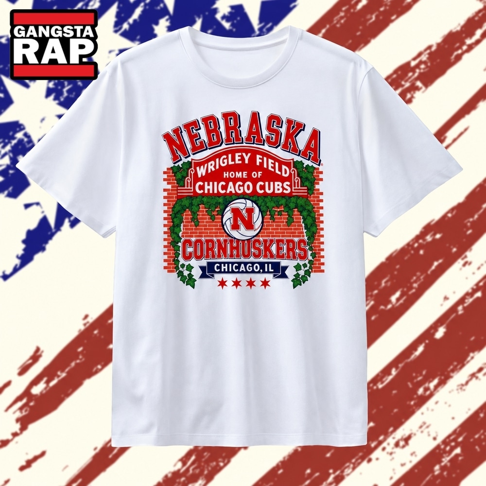 Nebraska Cornhuskers at Wrigley Field Home of Chicago Cubs T Shirt, Trending 2D Shirt Nebraska Cornhuskers at Wrigley Field Home of Chicago Cubs T Shirt, Trending 2D Shirt