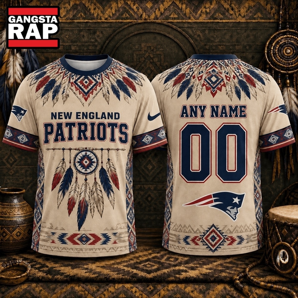 New England Patriots 2026 NFL Native American Heritage 3D Shirt, Football New Design Shirt New England Patriots 2026 Nfl Native American Heritage 3D Shirt