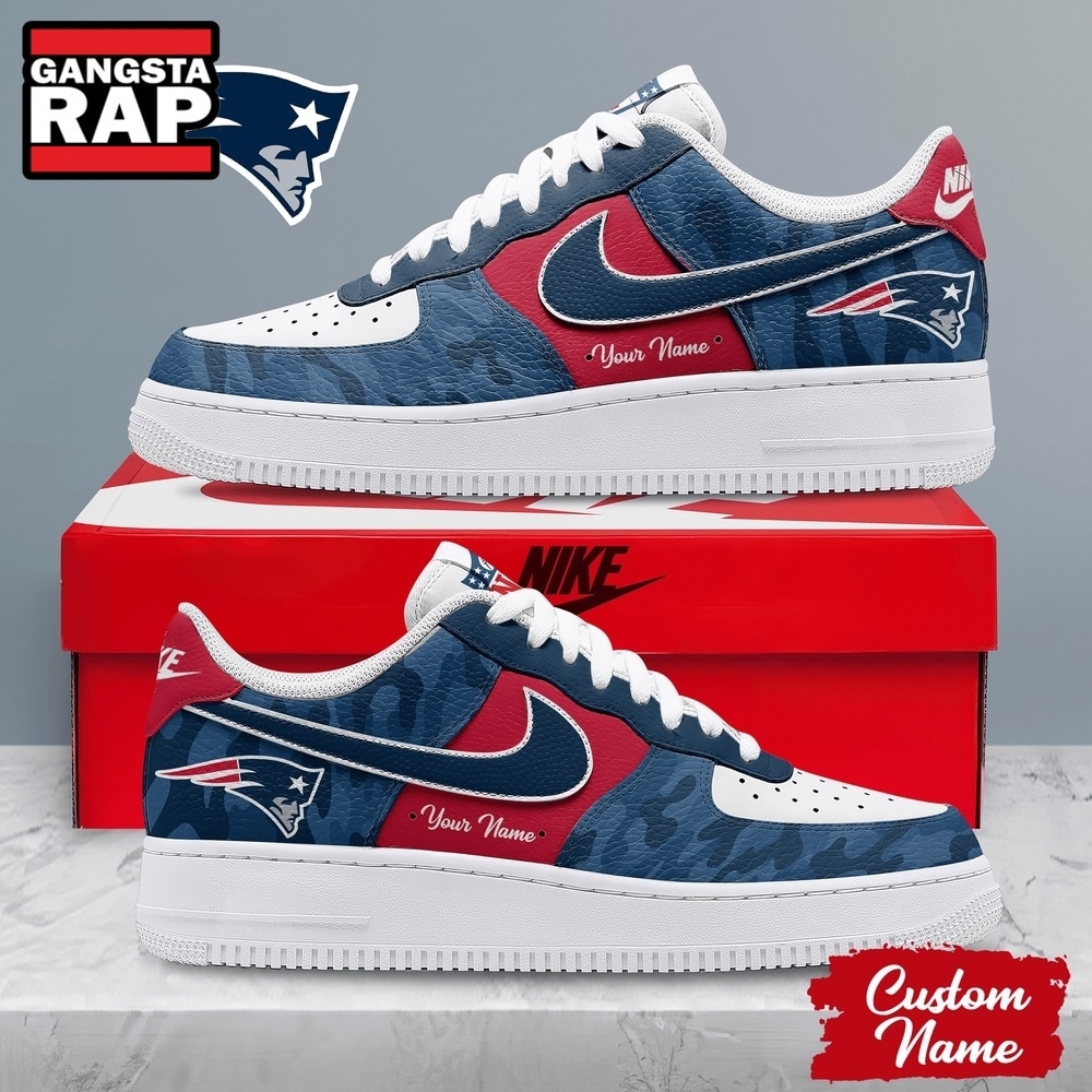 New England Patriots NFL End Zone Energy Air Force 1 Sneaker Shoes, NFL Air Force 1 Shoes New England Patriots NFL End Zone Energy Air Force 1 Sneaker Shoes, NFL Air Force 1 Shoes