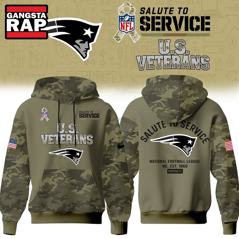 New England Patriots NFL US Veterans Salute To Service 2026 Hoodie Shirt, Football New Design Shirt New England Patriots NFL US Veterans Salute To Service 2026 Hoodie Shirt, Football New Design Shirt