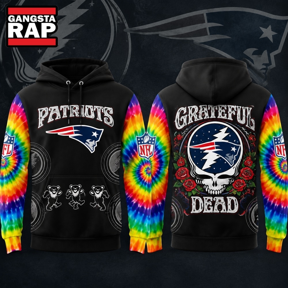 New England Patriots x Grateful Dead Night 2026 Hoodie, Trending 3D Music Shirt New England Patriots x Grateful Dead Night 2026 Hoodie, Trending 3D Music Shirt