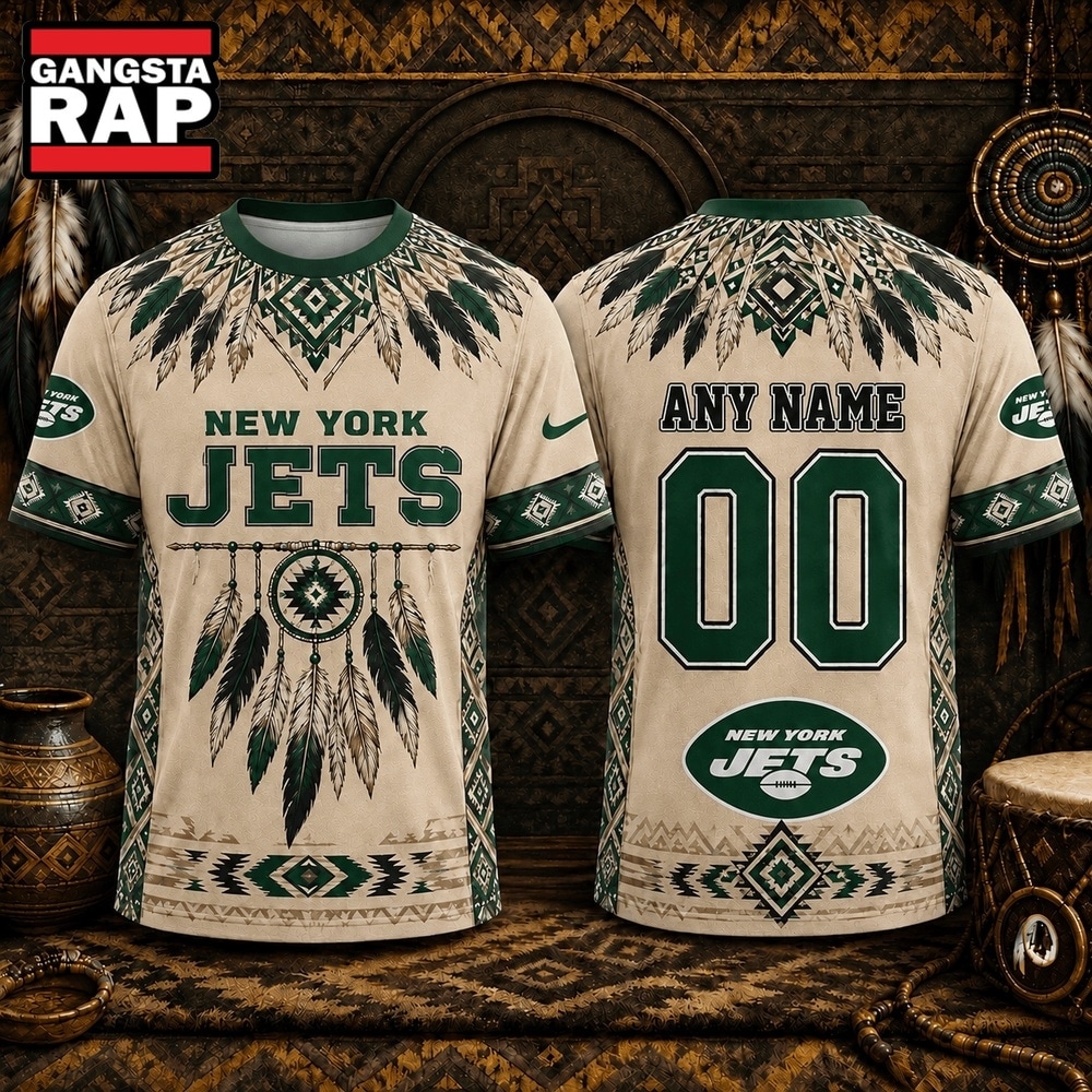 New York Jets 2026 NFL Native American Heritage 3D Shirt, Football New Design Shirt New York Jets 2026 Nfl Native American Heritage 3D Shirt