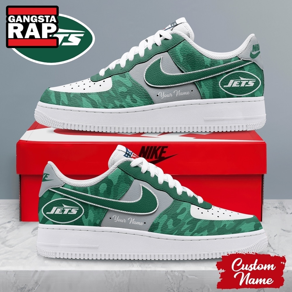 New York Jets NFL End Zone Energy Custom Air Force 1 Shoes Sneaker, NFL Air Force 1 Shoes New York Jets NFL End Zone Energy Custom Air Force 1 Shoes Sneaker, NFL Air Force 1 Shoes