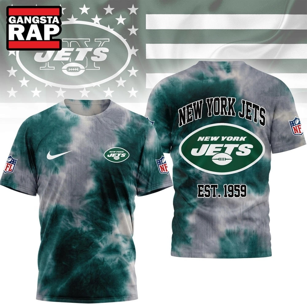 New York Jets NFL Sunday Legends Tie Dye 3D Shirt, Football New Design Shirt New York Jets NFL Sunday Legends Tie Dye 3D Shirt, Football New Design Shirt