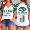 New York Jets NFL vs All Y' All United We Stand V Neck T Shirt, NFL V Neck T-Shirt New York Jets Nfl VS All Y All United WE Stand V Neck T Shirt