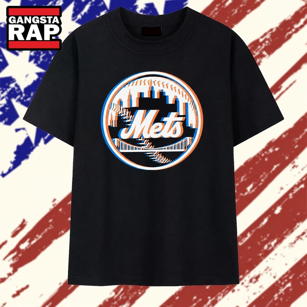 New York Mets Baseball Logo MLB T Shirt, Trending 2D Shirt New York Mets Baseball Logo Mlb T Shirt