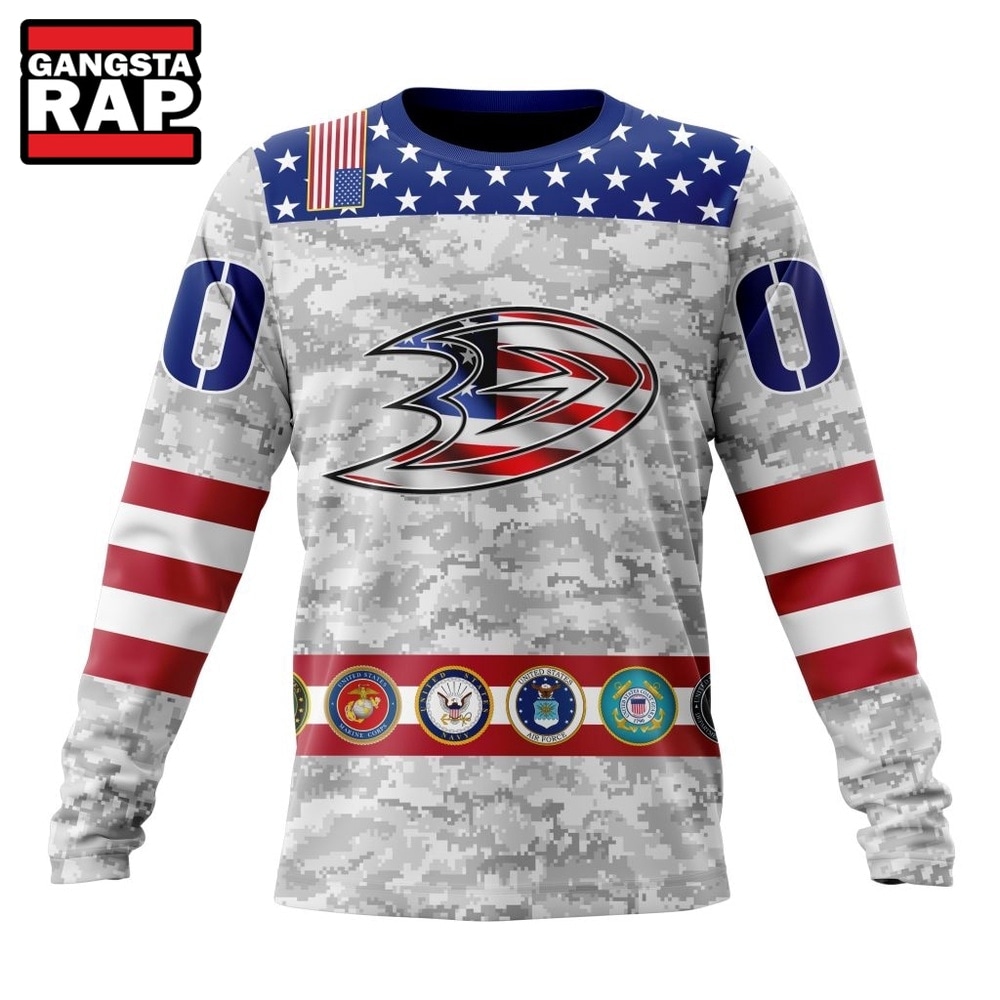 NHL Anaheim Ducks Armed Forces Appreciation Design Hoodie, T Shirt, NHL 3D Shirt NHL Anaheim Ducks Armed Forces Appreciation Design Hoodie, T Shirt, NHL 3D Shirt