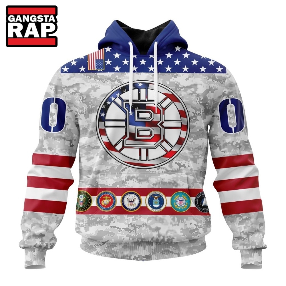 NHL Boston Bruins Armed Forces Appreciation Design Hoodie, T Shirt, NHL 3D Shirt Nhl Boston Bruins Armed Forces Appreciation Design Hoodie T Shirt 1